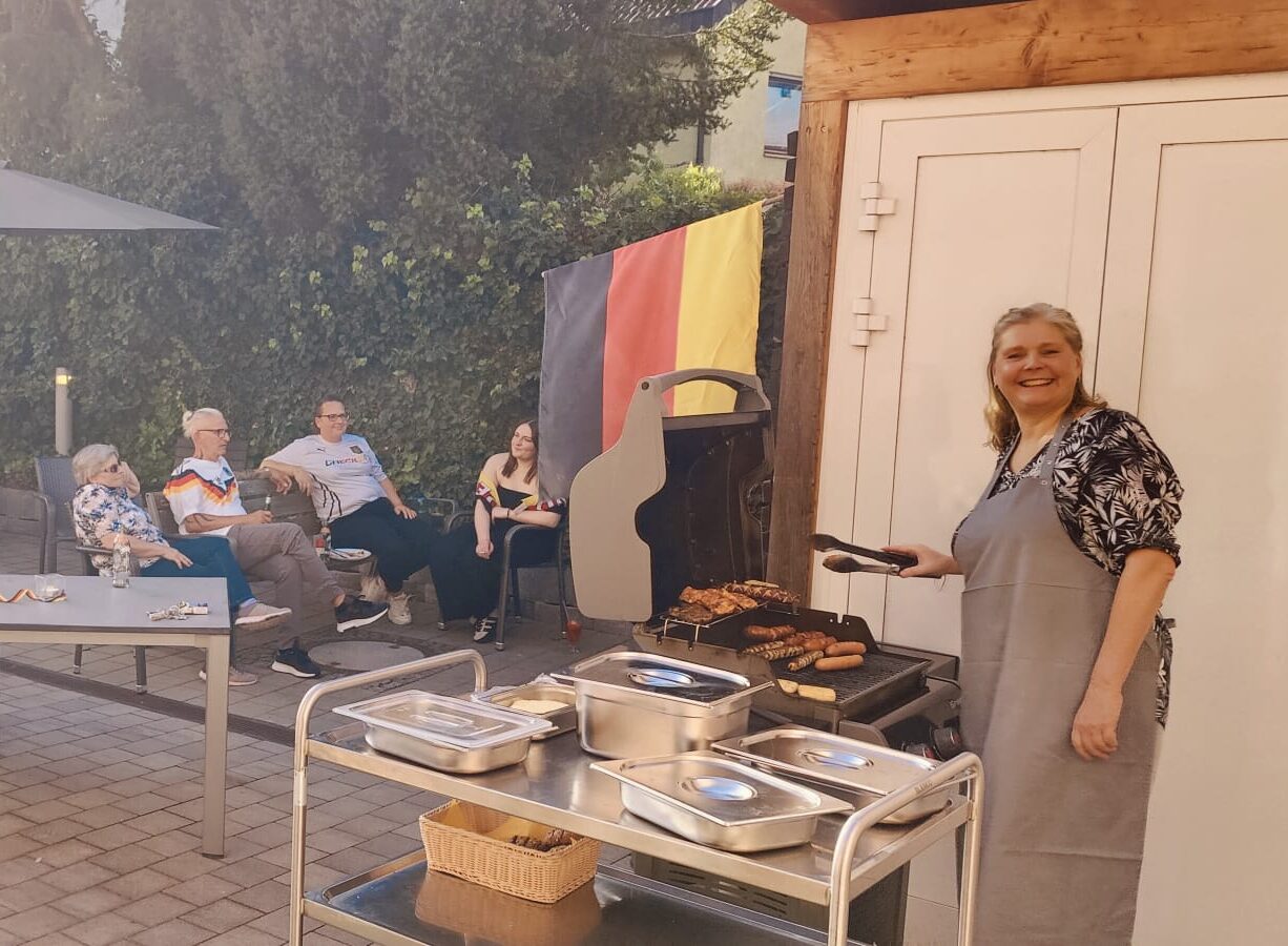 Haus Thomas im Fußballfieber