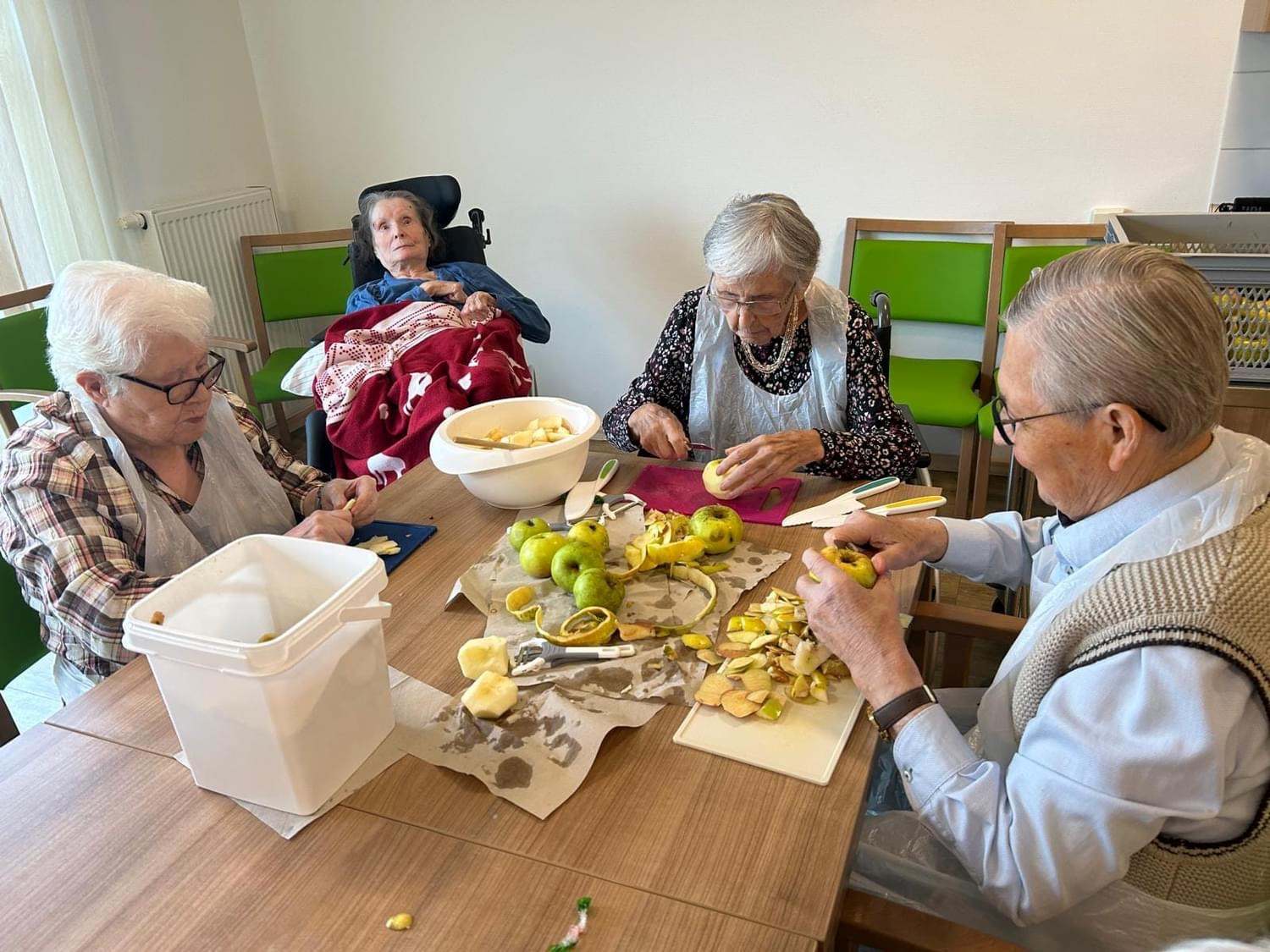 Apfelkuchenduft liegt in der Luft