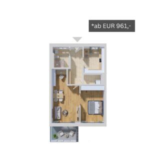 Grundriss Wohnung 2 Seniorendomizil Haus Adrian