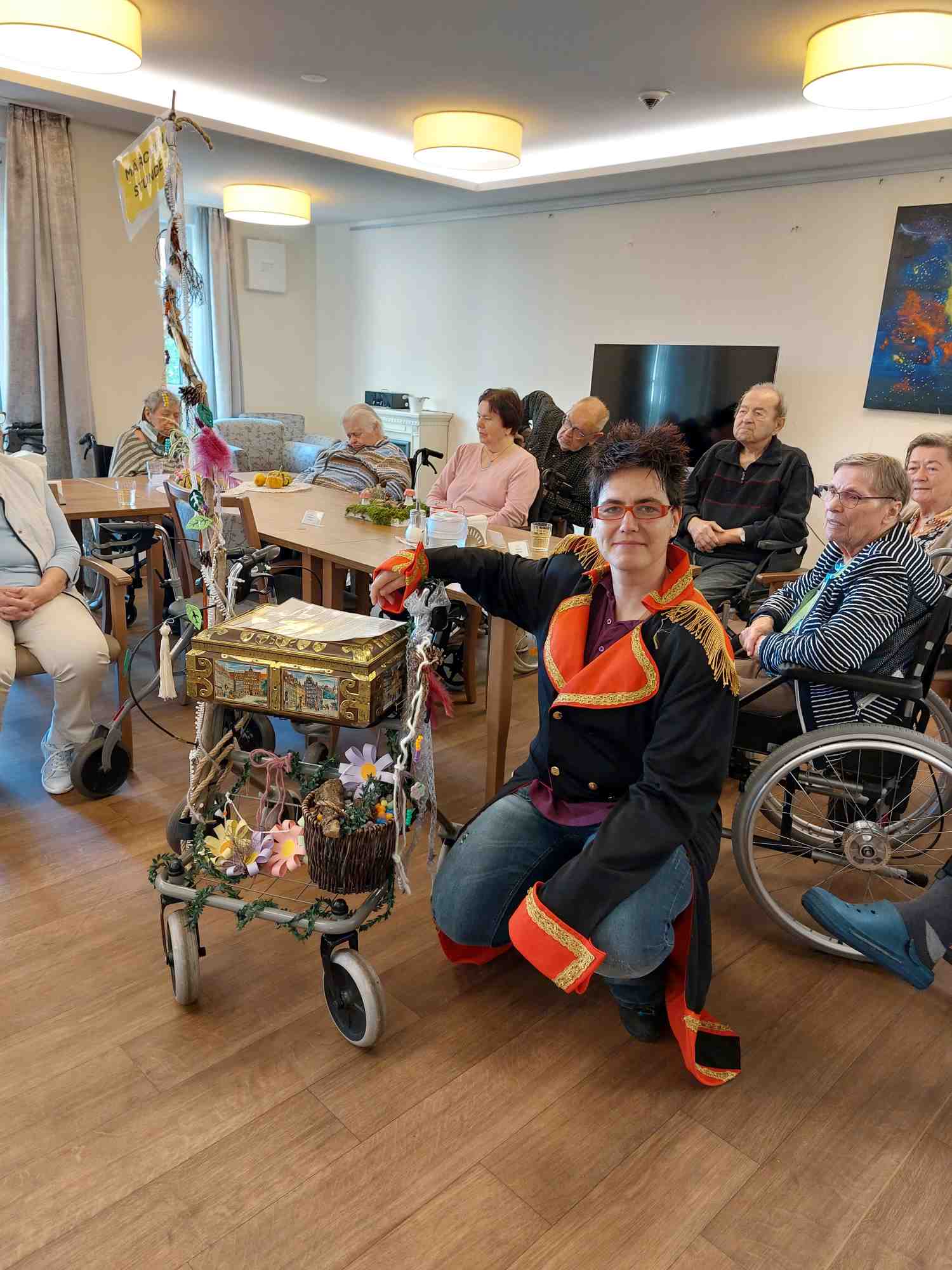 Seniorendomizil Haus Adrian Kräuter-Rollator bei Demenz