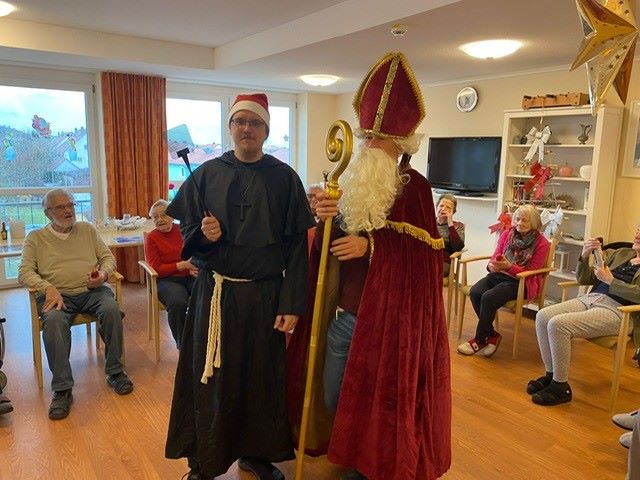 Nikolausbesuch im Haus Urban in Tegernheim