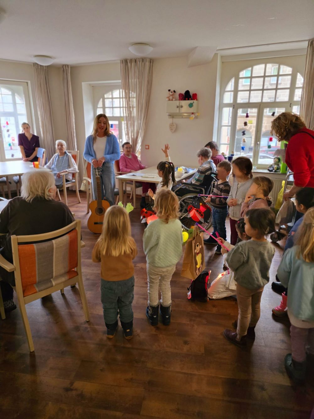 Laternensingen im Haus Maximilian