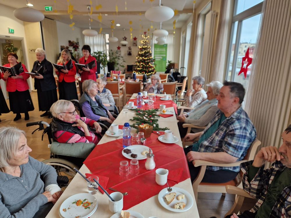 Das Haus Melchior feierte Weihnachten mit stimmungsvollen Feiern in den Wohnbereichen