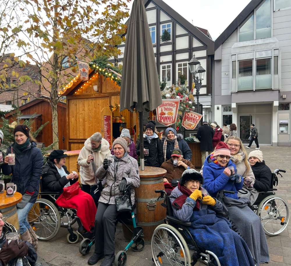 Das Seniorendomizil Haus Sibylla besuchte den Sternlesmarkt in Ettlingen